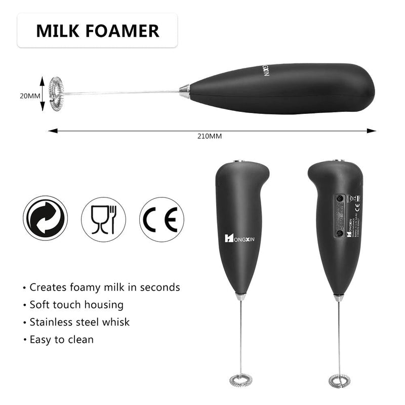 Milk Frother,  Mixer Foamer Coffee Maker Egg Beater Chocolate/Cappuccino Stirrer Mini Portable Blender