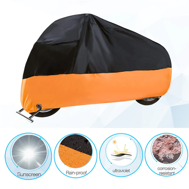 Heavy Duty Motorcycle Cover | Water & Dust Protection  | All Seasons