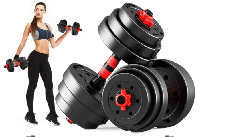 Dynamic Dumbbell & Barbell Set