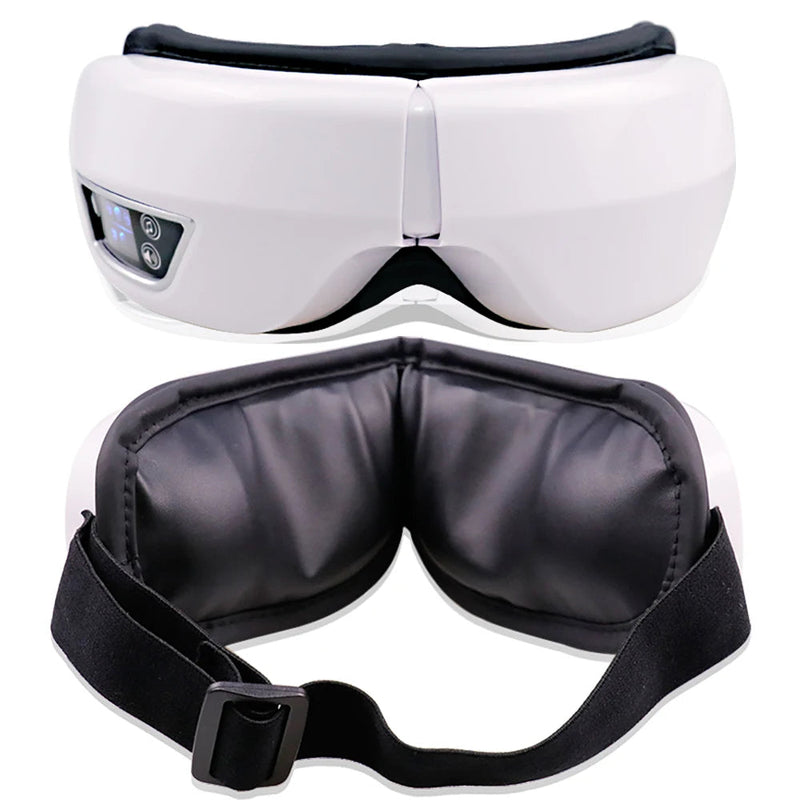Smart Vibration Eye Massager - Bluetooth Relaxing Sleep Mask for Eye Strain Relief