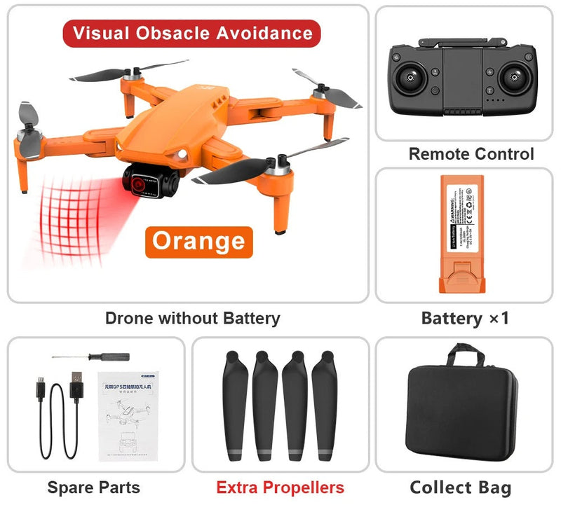 RC Drone Professional 8K HD Camera – L900 PRO SE GPS 5G 4K HD Dual Camera, 2-Axis Gimbal for Anti-Shake Aerial Photography