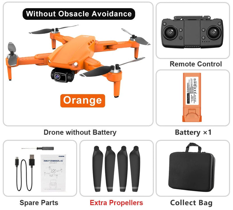 RC Drone Professional 8K HD Camera – L900 PRO SE GPS 5G 4K HD Dual Camera, 2-Axis Gimbal for Anti-Shake Aerial Photography