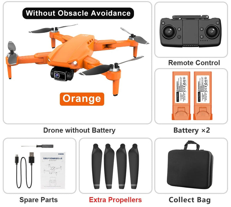 RC Drone Professional 8K HD Camera – L900 PRO SE GPS 5G 4K HD Dual Camera, 2-Axis Gimbal for Anti-Shake Aerial Photography