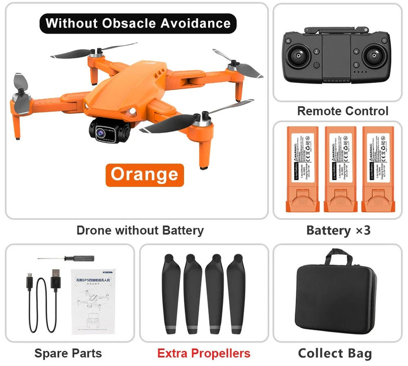 RC Drone Professional 8K HD Camera – L900 PRO SE GPS 5G 4K HD Dual Camera, 2-Axis Gimbal for Anti-Shake Aerial Photography