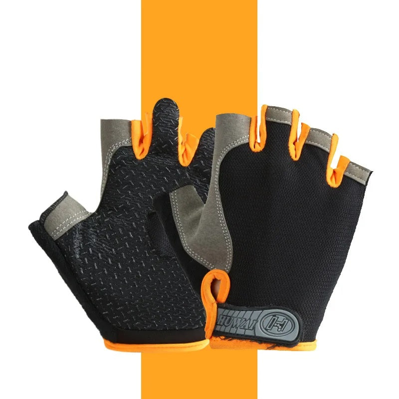 Breathable Anti-Slip Half-Finger Gloves – Fitness and Cycling Gloves for Summer Workouts