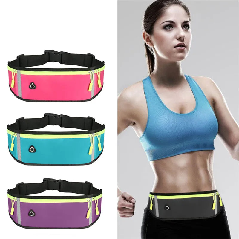 Outdoor Waist Pack for Sports – Waterproof Fitness Pouch for Cell Phones and Coins, Ideal for Running, Hiking, and Jogging