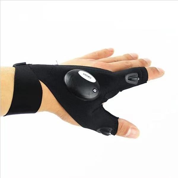 LED Flashlight Gloves for Outdoor Activities, Camping & Fishing Accessories - Perfect Gifts for Men, Dads, and Husbands