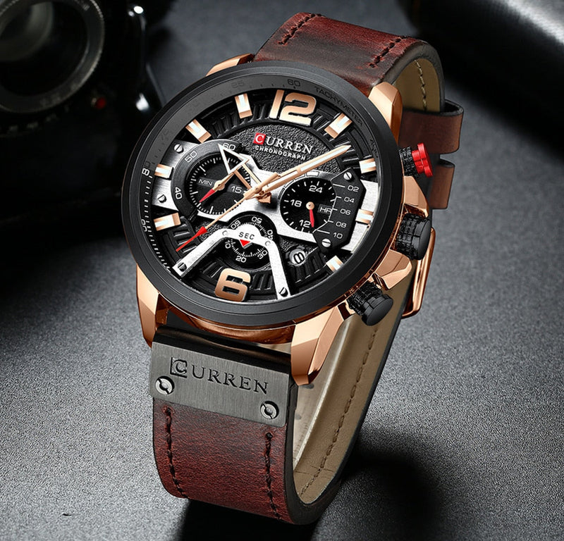 Curren Luxury Cronograph Watch for Men