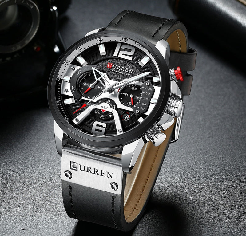 Curren Luxury Cronograph Watch for Men