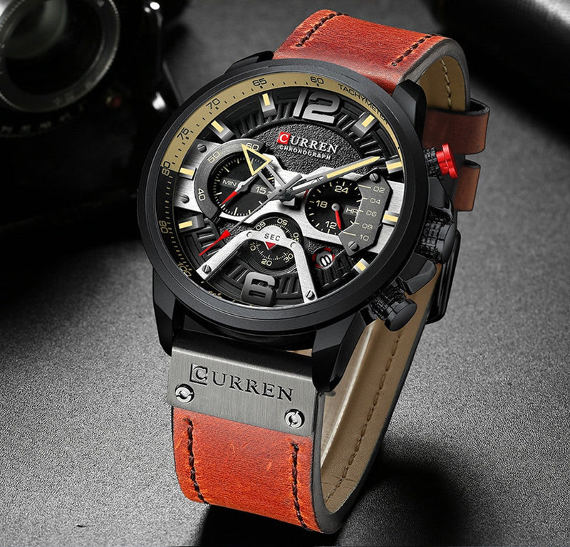 Curren Luxury Cronograph Watch for Men