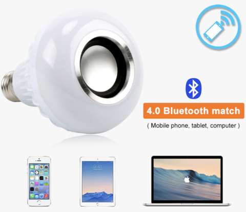 Wireless Bluetooth Lightbulb Speaker