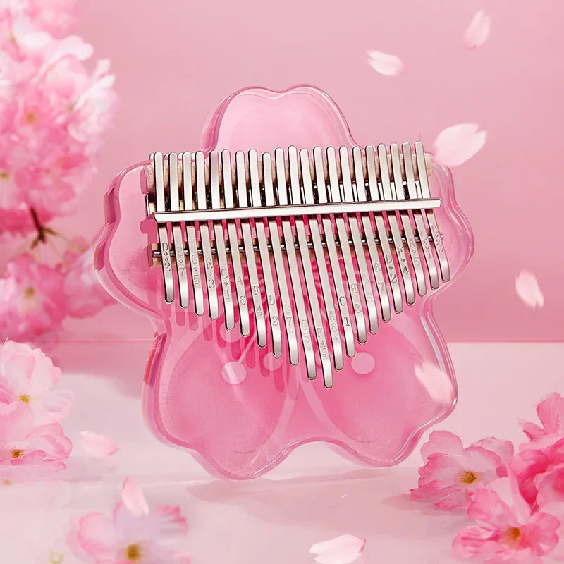 Crystal Clear Acrylic Kalimba – Portable Thumb Piano with 10/17/21 Keys for Soothing Melodies
