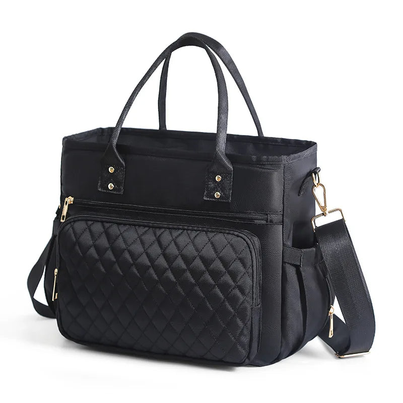 Chic Large-Capacity Lunch Tote Bag – Insulated & Waterproof for Work, Travel, Picnics & Mommy Essentials