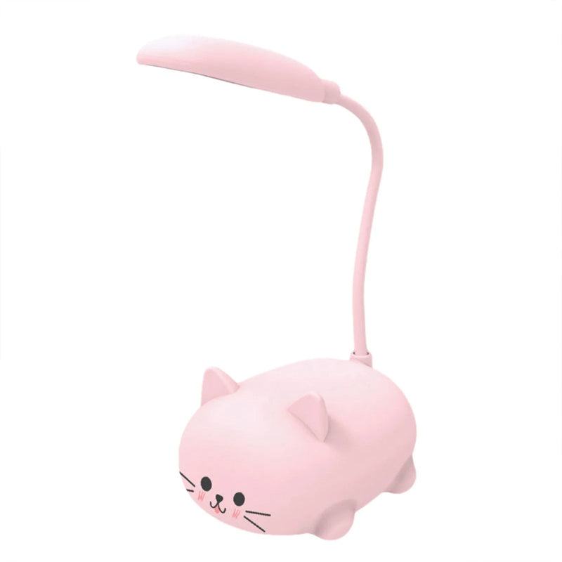 Mini Cat Night Light - Foldable USB Lamp for Desk, Bedside & Book Reading