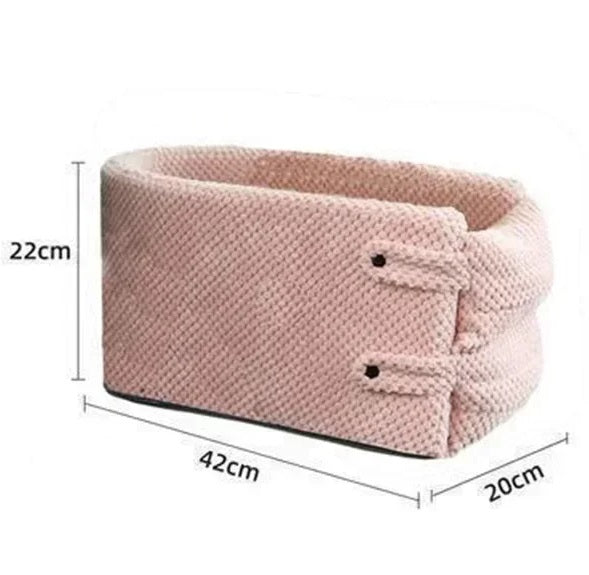 Portable Pet Car Seat – Safety Nest for Small Dogs and Cats During Travel