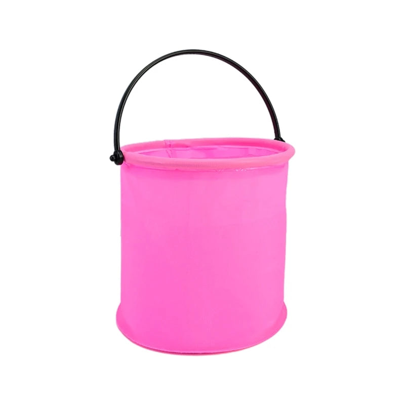 Collapsible Sand Bucket – Portable Beach & Garden Tool for Kids & Family Fun