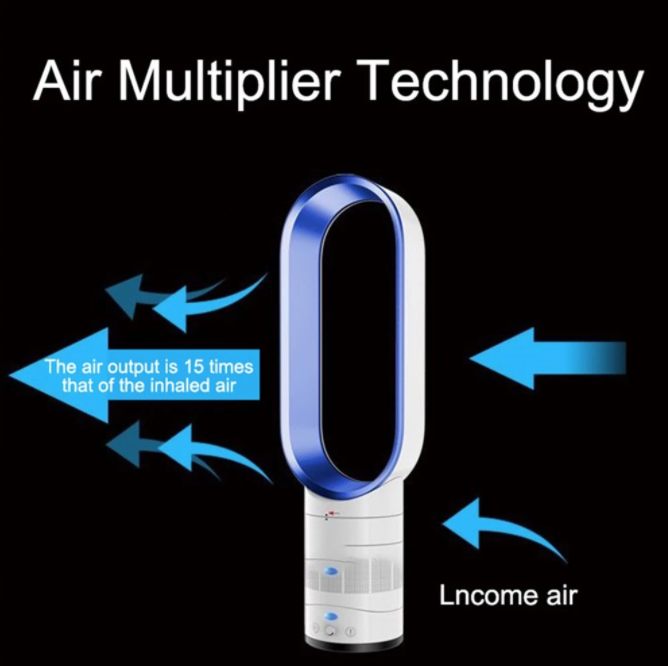 Bladeless Fan with Remote Control