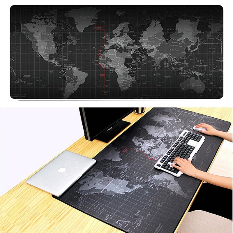 Large Gaming Mouse Mat With Natural Rubber And Anti-slip Locking Edge