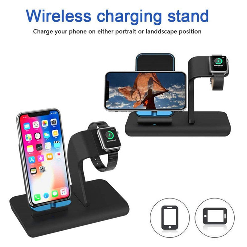 Universal Wireless Charger Stand iPhone Watch And Mobile Phone Apple Charger