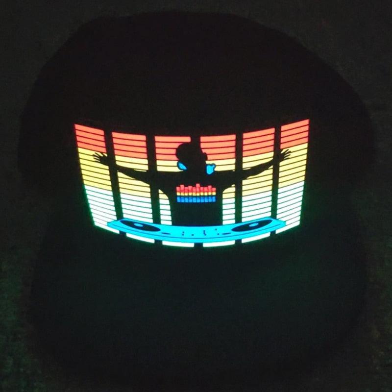 Led Lights Hat Sound Activated Glow For Fancy Dress Dance Party