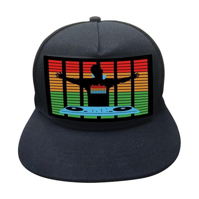 Led Lights Hat Sound Activated Glow For Fancy Dress Dance Party