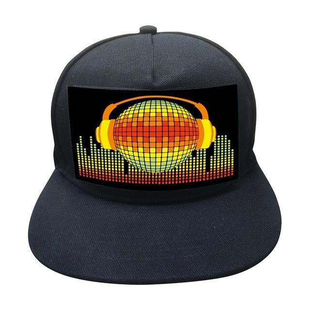 Led Lights Hat Sound Activated Glow For Fancy Dress Dance Party