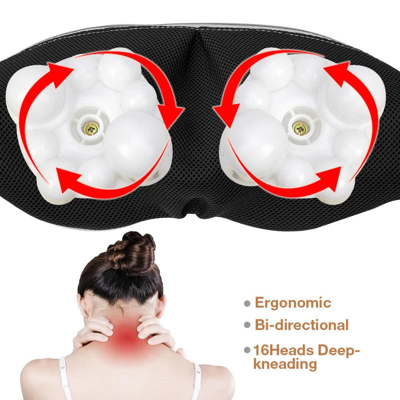 Neck Shoulder Back Heated Massager