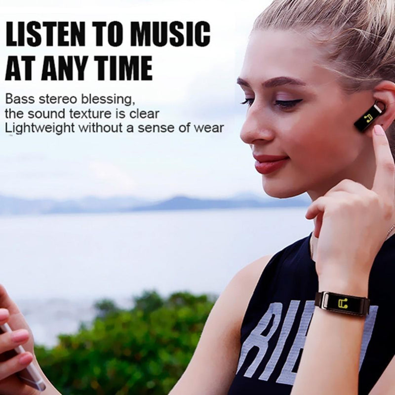 2 in 1 Smart Watch Bracelet Bluetooth Headset