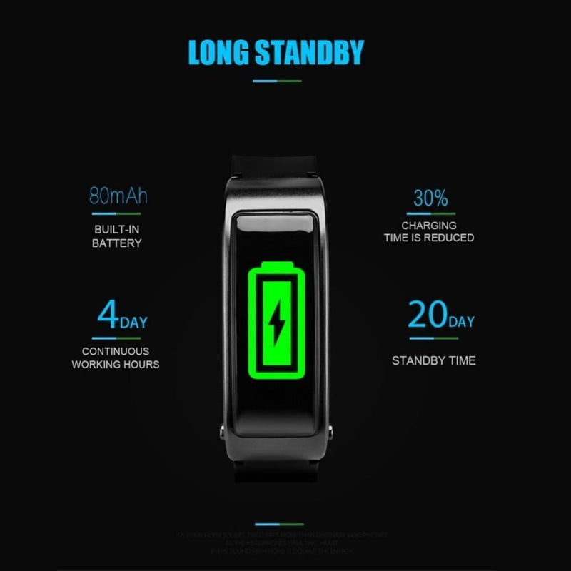 2 in 1 Smart Watch Bracelet Bluetooth Headset