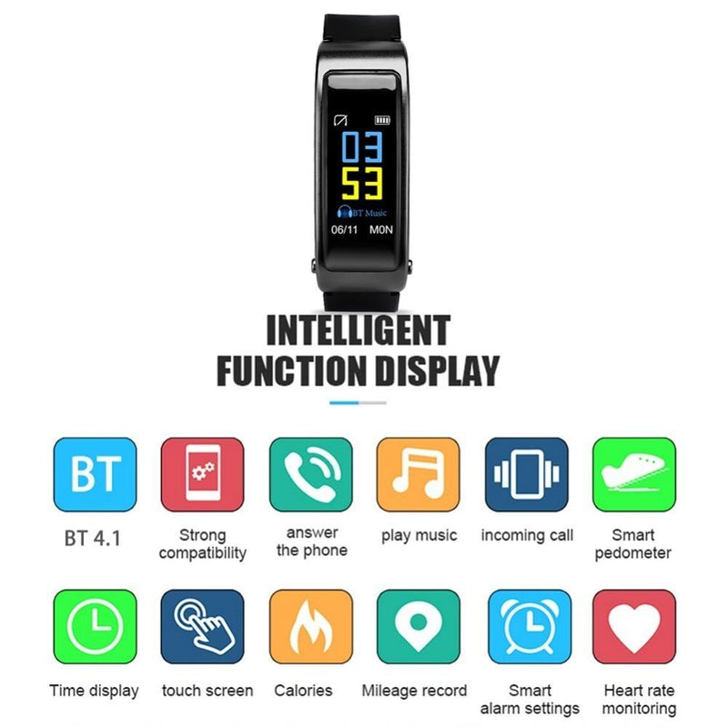2 in 1 Smart Watch Bracelet Bluetooth Headset