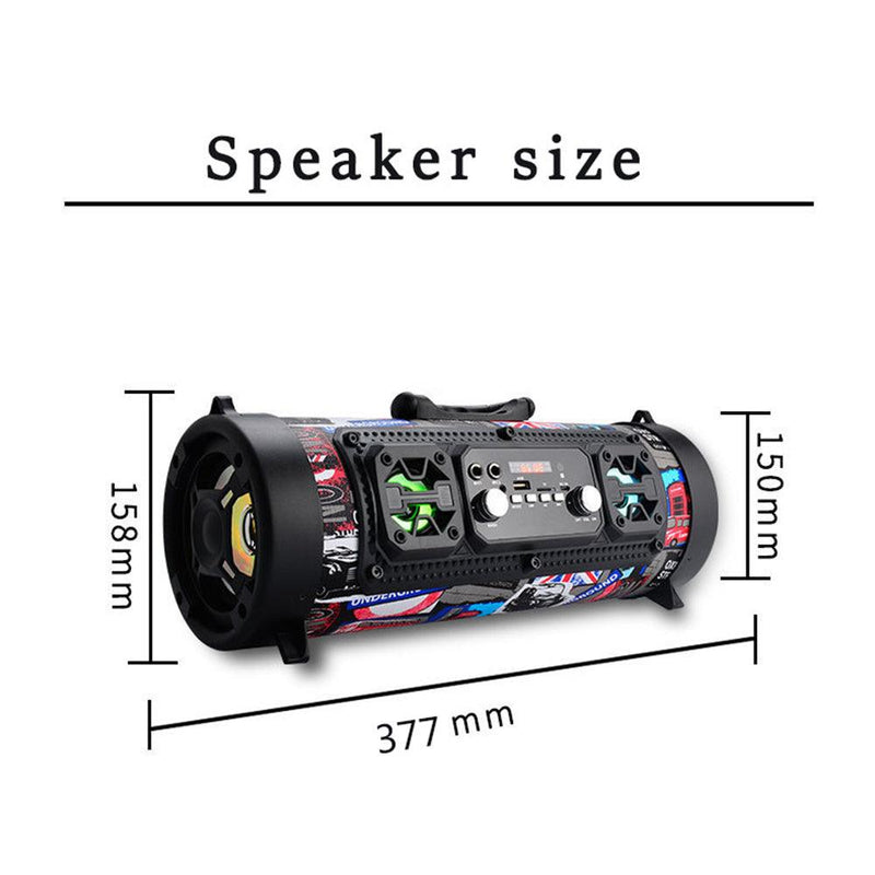 Portable Bluetooth Wireless Speaker With 3D Sound System And Sub-woofer Music