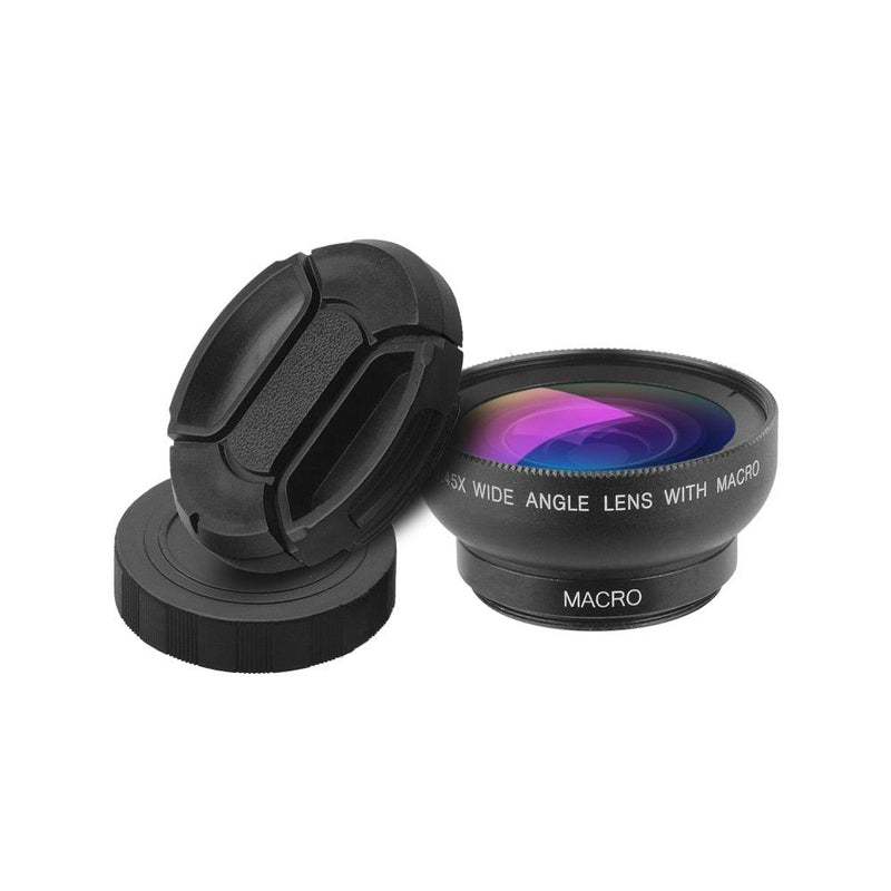 0.45X Wide Angle+12.5X Macro Lens Professional HD Phone Camera Lens 2in1