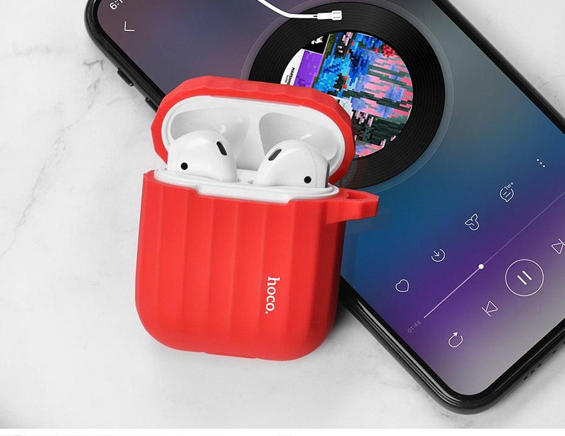 Soft silicone Cover for Apple AirPods and Anti-lost rope