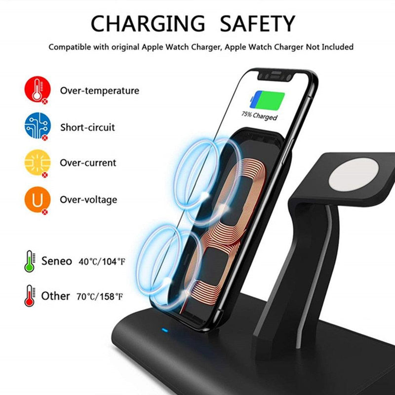 Universal Wireless Charger Stand iPhone Watch And Mobile Phone Apple Charger