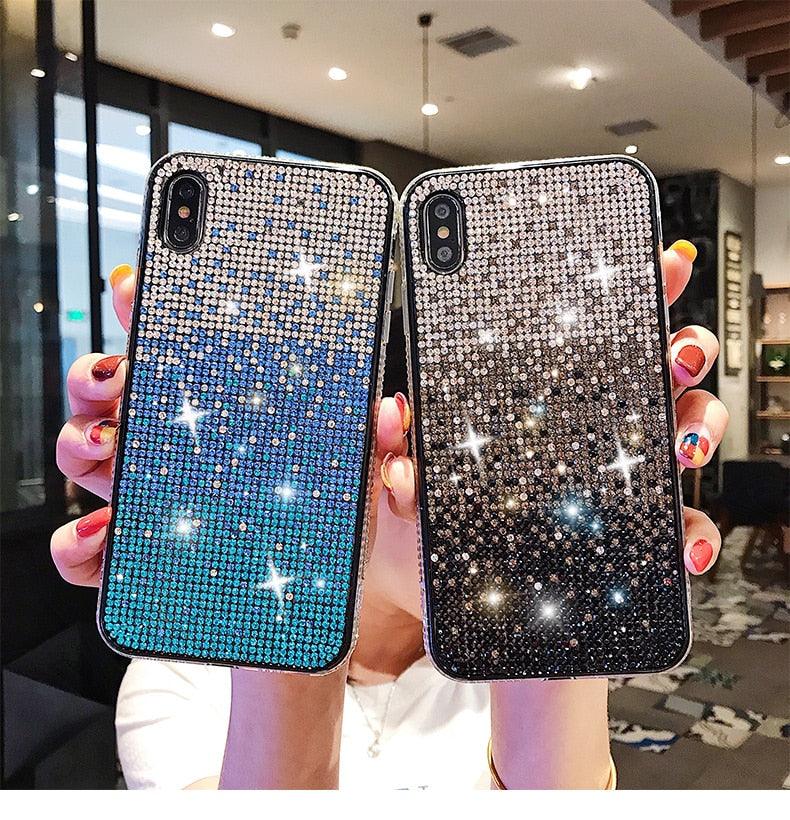 Luxury Shiny Diamond Phone Case Cover For iPhone's