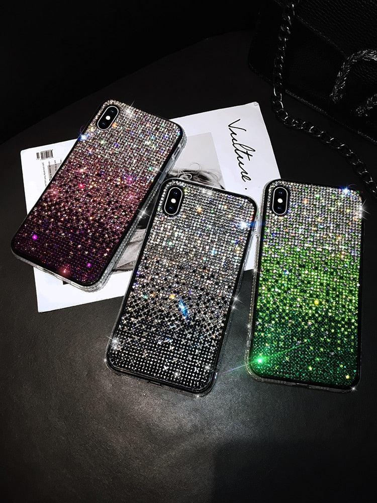 Luxury Shiny Diamond Phone Case Cover For iPhone's