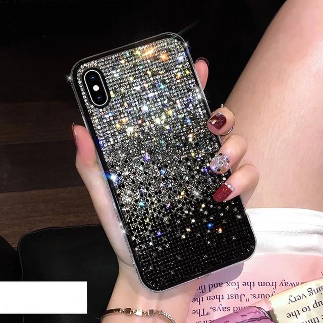 Luxury Shiny Diamond Phone Case Cover For iPhone's