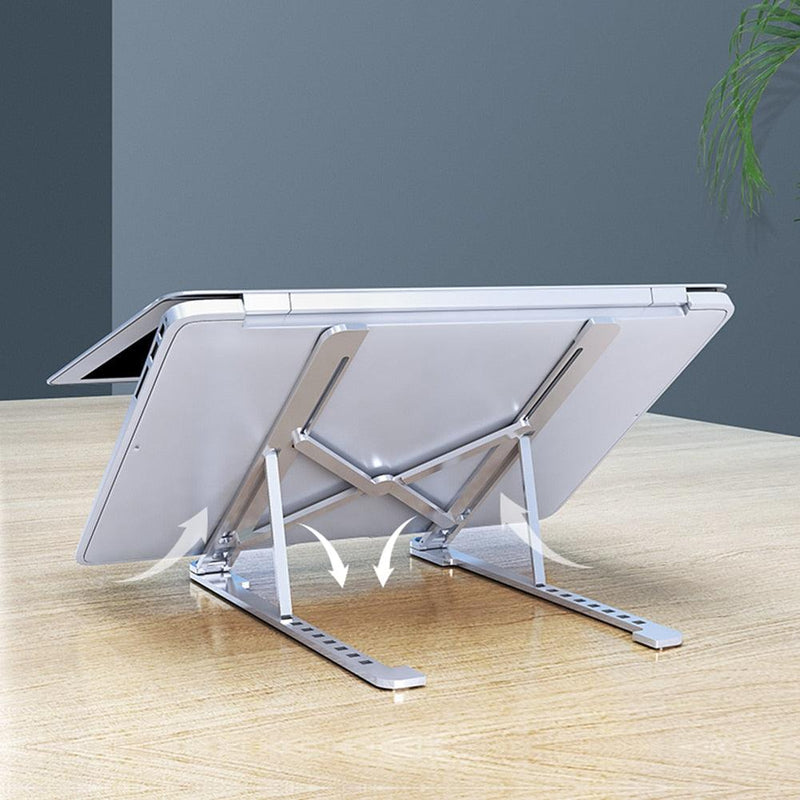 Portable Folding Laptop Stand With Adjustable Heights Holder