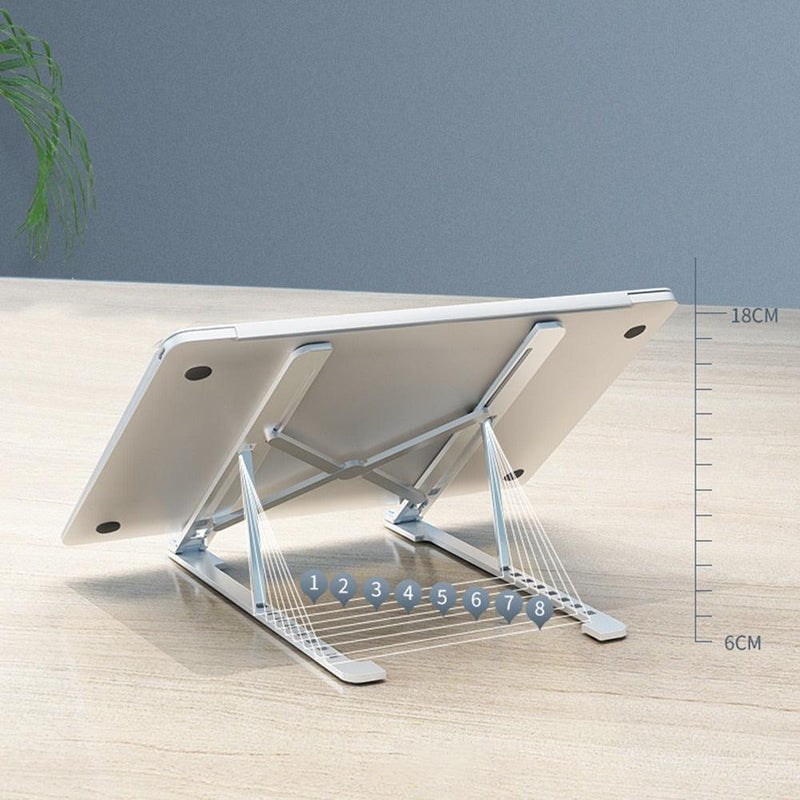 Portable Folding Laptop Stand With Adjustable Heights Holder