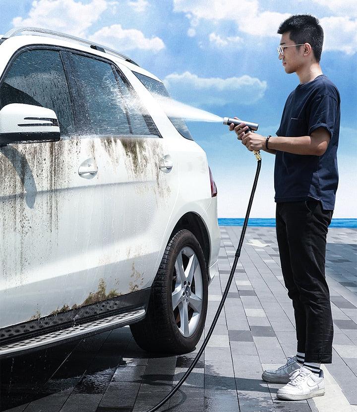 Magic Car Washing Gun Sprayer With Flexible Hose, Gun, High Pressure Power Washer And Garden Water Jet