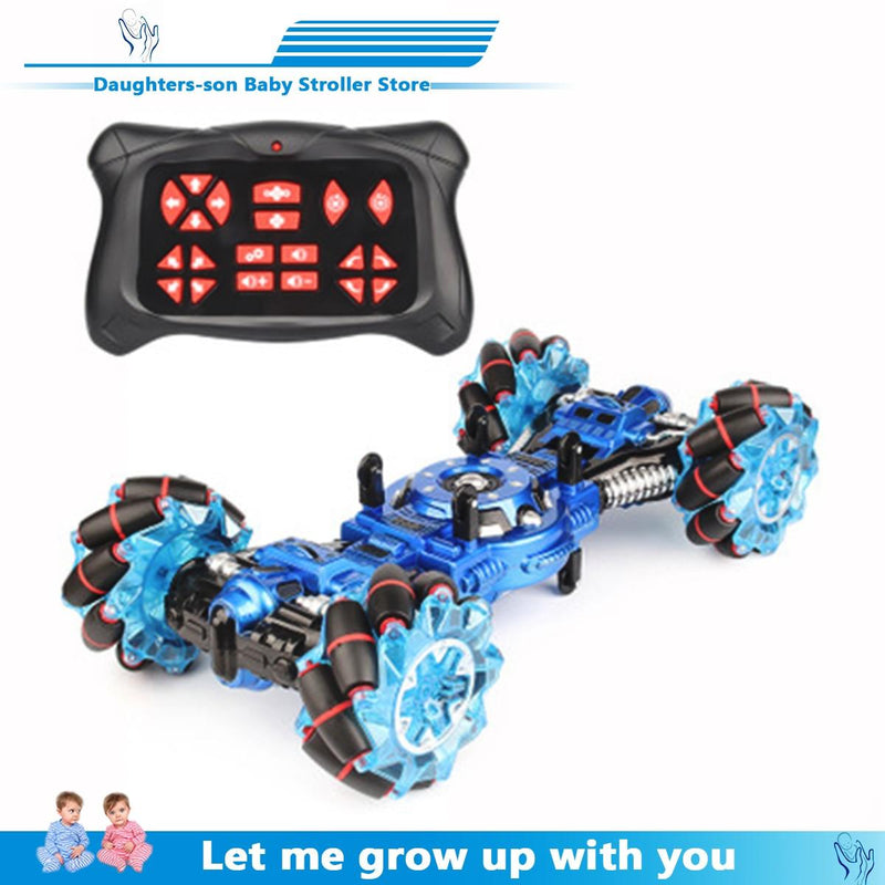 RC Monster Off-Road Truck,Twisting Car Toy With Remote Control, Mecanum Wheels, Radio Control And Side Drift