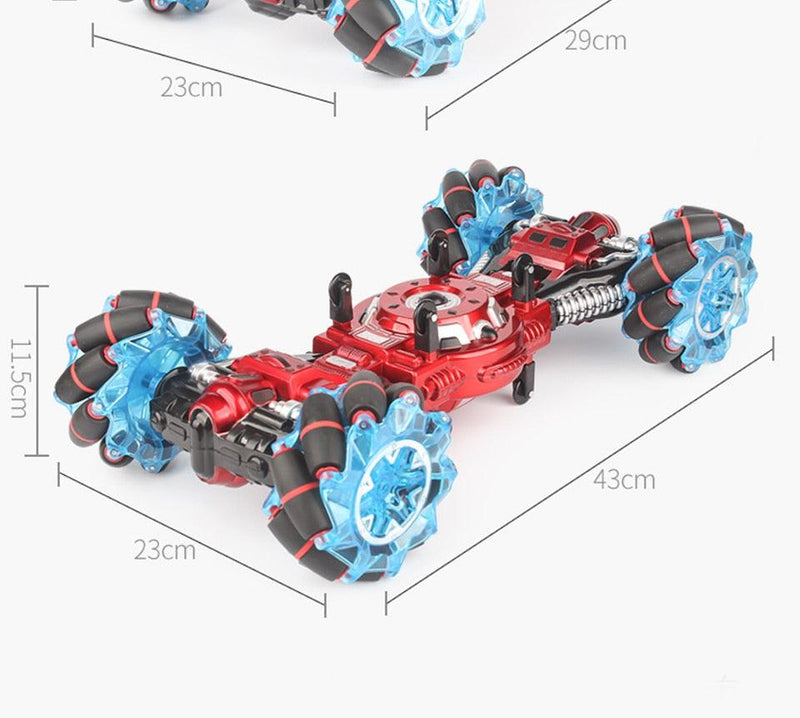 RC Monster Off-Road Truck,Twisting Car Toy With Remote Control, Mecanum Wheels, Radio Control And Side Drift