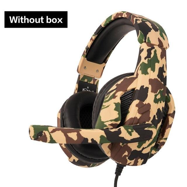 Camouflage Gaming Headset Headphones With Microphone Stereo For PC, Gamer, Laptop, Phone And Computer