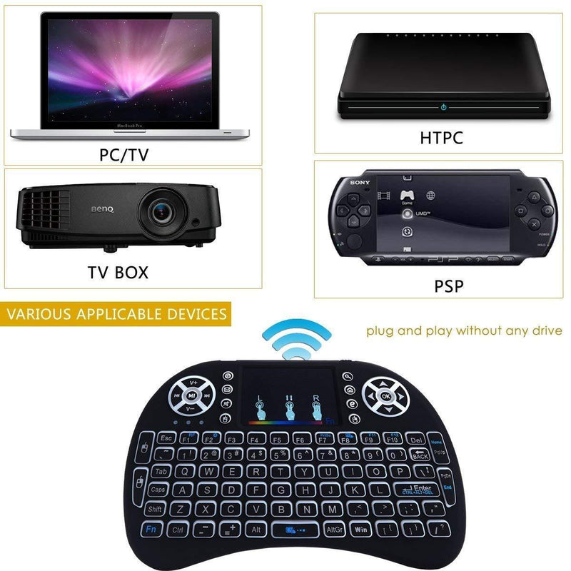 Mini Wireless Keyboard Backlit Air Mouse