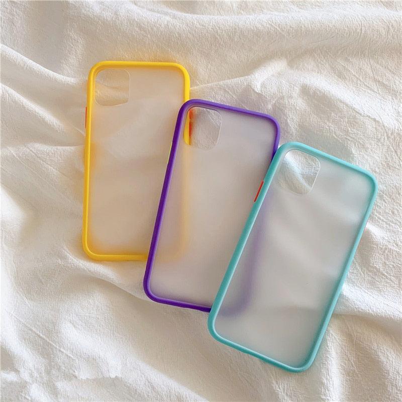 Silicone Clear Cover Phone Case For iPhone's