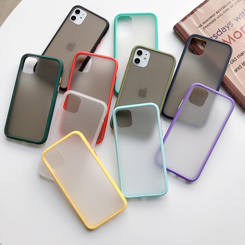 Silicone Clear Cover Phone Case For iPhone's