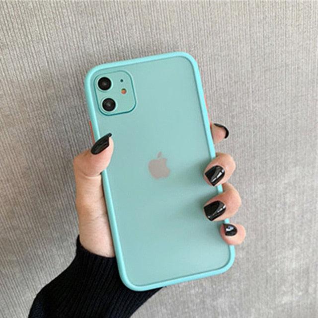 Silicone Clear Cover Phone Case For iPhone's