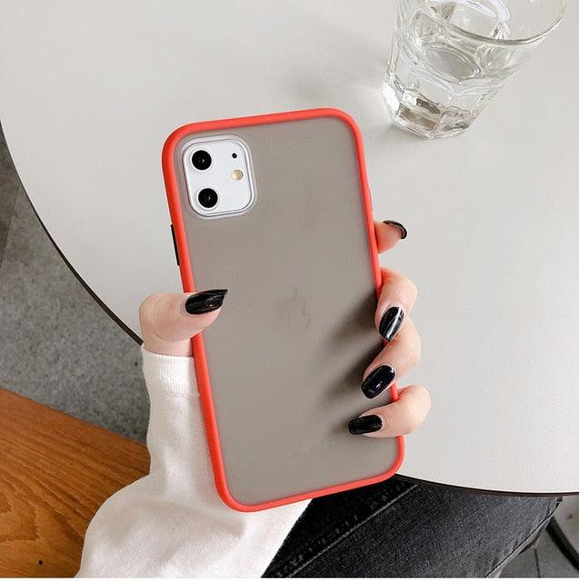 Silicone Clear Cover Phone Case For iPhone's