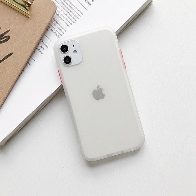 Silicone Clear Cover Phone Case For iPhone's