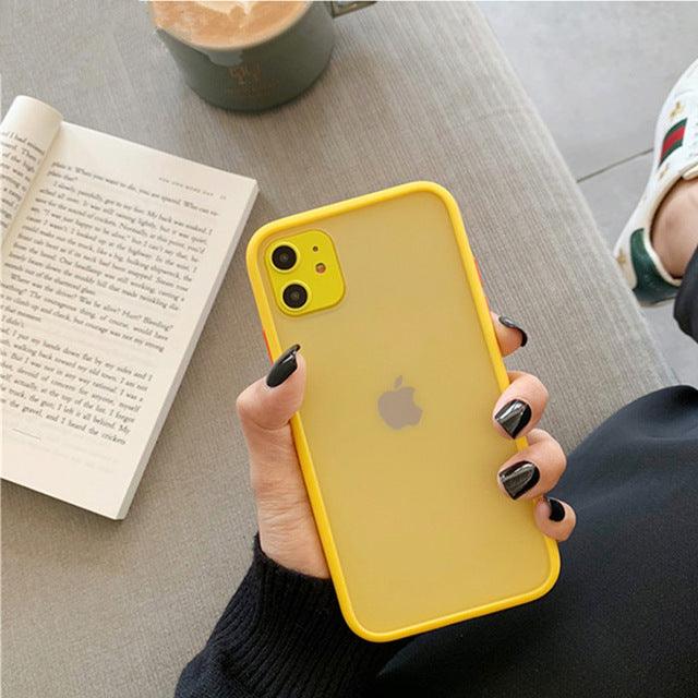 Silicone Clear Cover Phone Case For iPhone's